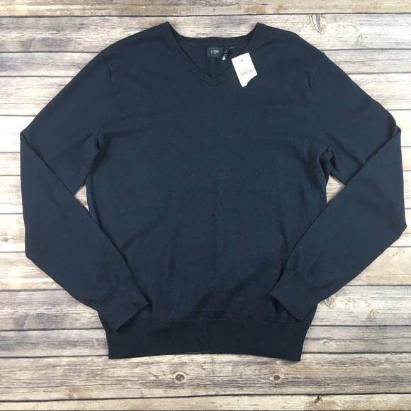 J. Crew Other - J. Crew Harbor Cotton V-Neck Sweater, NWT, size M.